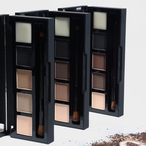 HD Brows Eye & Eyebrow Palette Pigmented Eyebrow Powder Palette