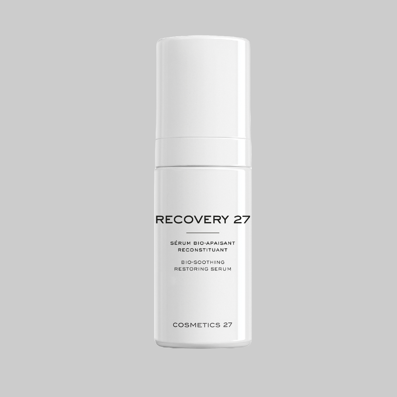 bottle of recovery 27 restoring serum