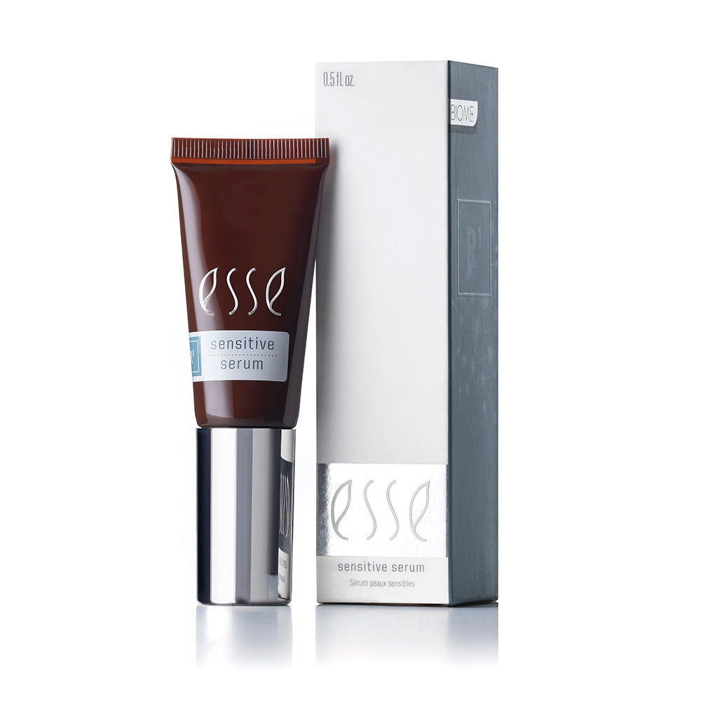 esse skincare serum placed next to its box