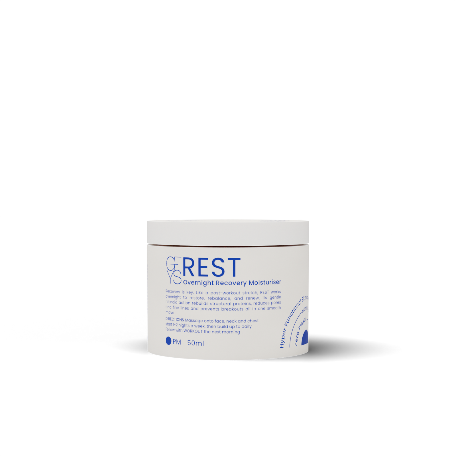 GFYS Rest Overnight Recovery Moisturiser with HPR, Bakuchiol and TGFβ2